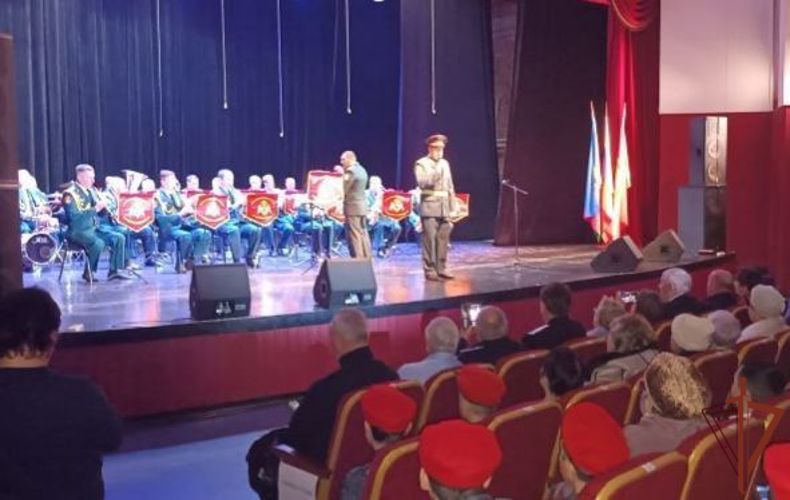 Военные музыканты Росгвардии из Краснодара выступили на патриотическом мероприятии в Усть-Лабинске