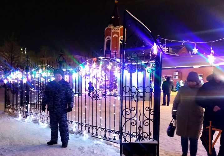 Росгвардия обеспечила правопорядок и общественную безопасность рождественских мероприятий на Урале