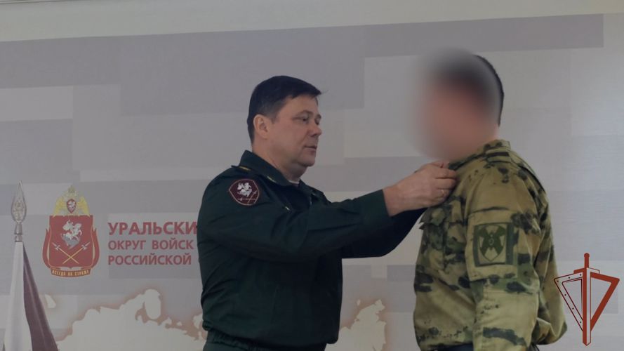 Росгвардейцам - участникам СВО вручили  государственные награды (видео)