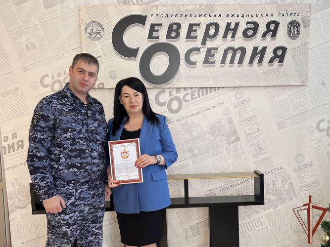На Северном Кавказе росгвардейцы поздравили журналистов с профессиональным праздником