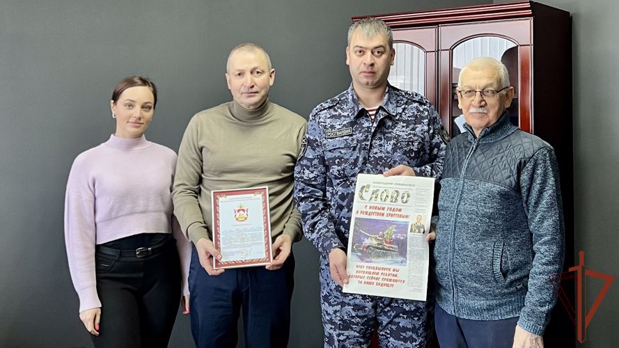 На Северном Кавказе росгвардейцы поздравили журналистов с профессиональным праздником