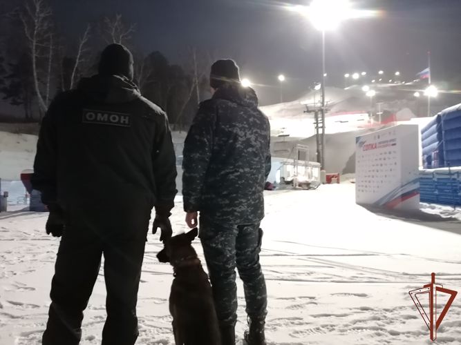  Безопасность международных соревнований по сноуборду в Красноярском крае обеспечила Росгвардия