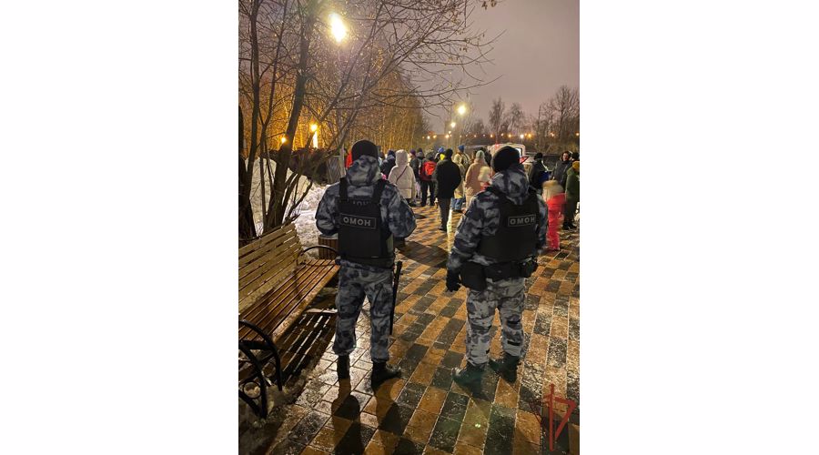 Росгвардейцы обеспечили безопасность в крещенскую ночь в Москве
