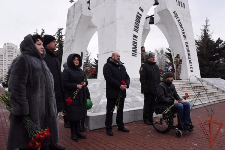 В Центральном округе Росгвардии прошли памятные мероприятия, посвященные Дню воинов-интернационалистов