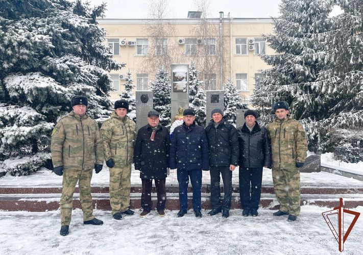 Представители Росгвардии приняли участие в мероприятиях, посвященных дню освобождения Ростова-на-Дону