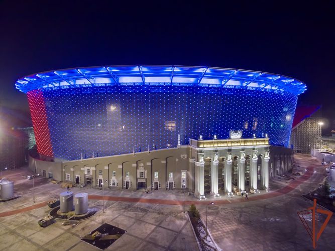 В Екатеринбурге Росгвардия обеспечила охрану правопорядка на футбольном матче Кубка России