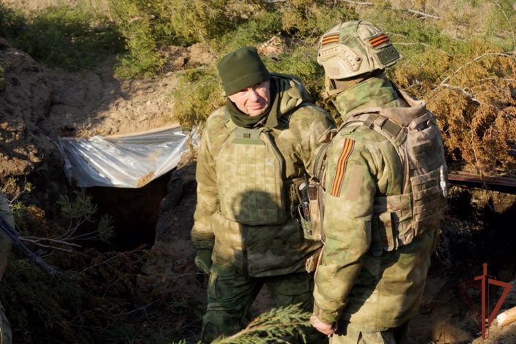 Телерадиоведущий Владимир Соловьев встретился с росгвардейцами на передовой