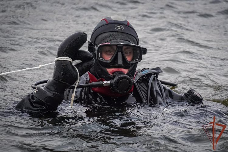 В Ленинградской области прошёл сбор с водолазами Северо-Западного округа Росгвардии