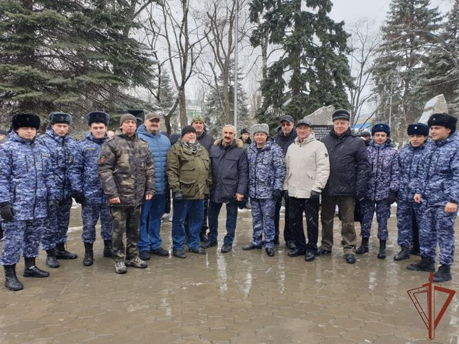 День памяти воинов-интернационалистов прошел в Северо-Кавказском округе Росгвардии