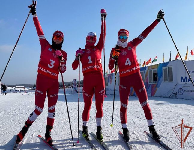 Спортсменка Росгвардии стала призёром  Всероссийских соревнований по лыжным гонкам
