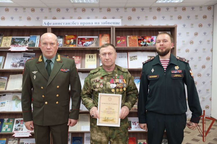 Росгвардейцы в Грозном приняли участие в круглом столе, посвященном Дню памяти воинов-интернационалистов