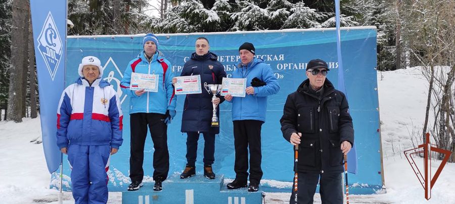 Сборная команда Северо-Западного округа Росгвардии стала чемпионом по лыжным гонкам спартакиады «Динамо»