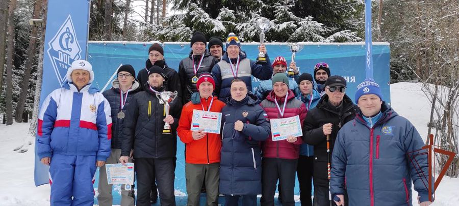 Сборная команда Северо-Западного округа Росгвардии стала чемпионом по лыжным гонкам спартакиады «Динамо»
