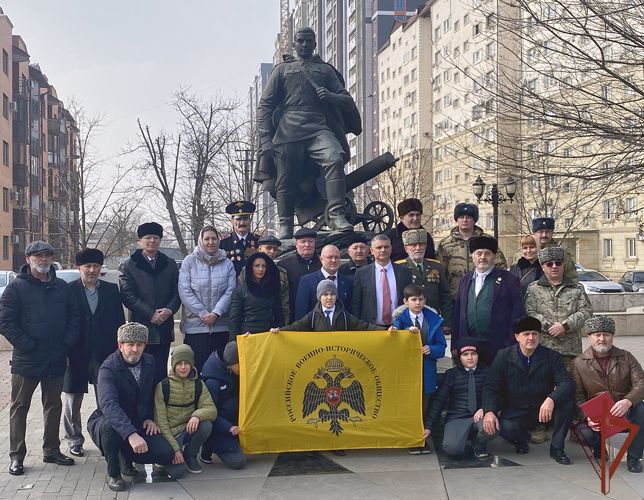 В Чеченской Республике военнослужащие ОГВ(с) приняли участие в памятном мероприятии