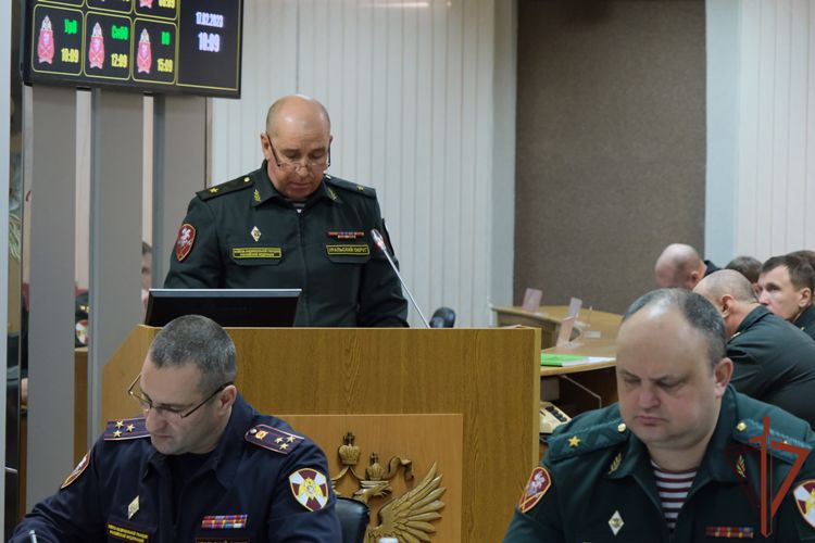 В Уральском округе Росгвардии состоялось оперативное совещание