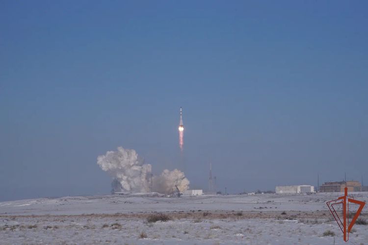 Росгвардейцы приняли участие в обеспечении безопасности пуска ракеты-носителя «Союз-2.1а» с Байконура (видео)