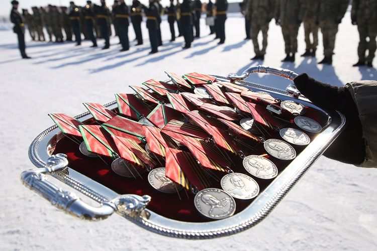 В центре спецназначения Росгвардии состоялось вручение государственных наград