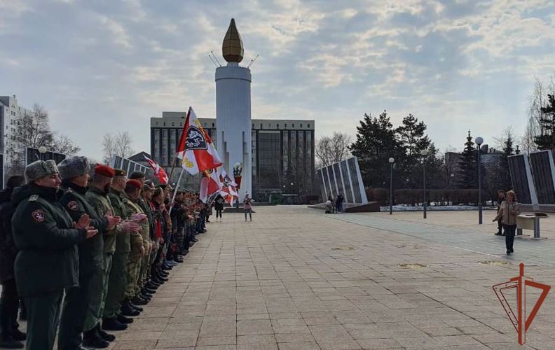Военнослужащие и сотрудники Уральского округа Росгвардии  отметили профессиональный праздник 