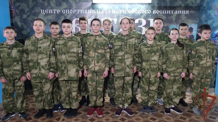 Воспитанники «Гвардейской смены» из Курска записали видеопослание для  Росгвардейцев - участников СВО