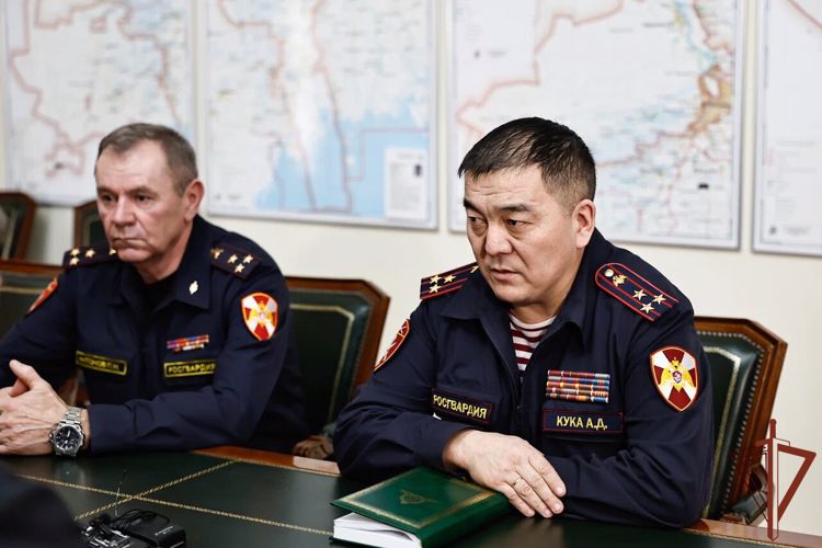Вновь назначенный начальник Управления Росгвардии по Астраханской области встретился с главой региона