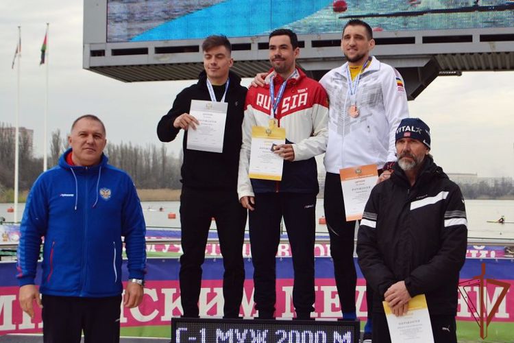 Спортсмены Росгвардии стали победителями чемпионата России по гребле