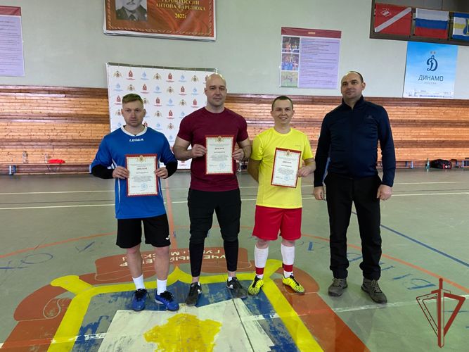 Приуроченный ко Дню Росгвардии футбольный турнир прошел в Центре специального назначения вневедомственной охраны  