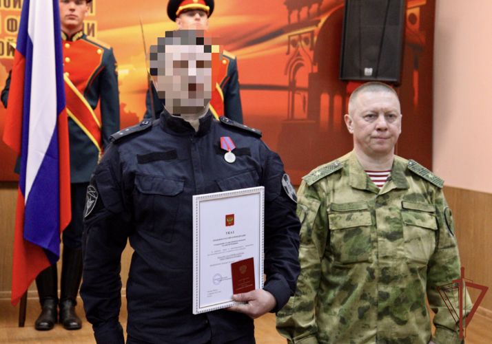  Орден Мужества передали семье погибшего росгвардейца в Благовещенске