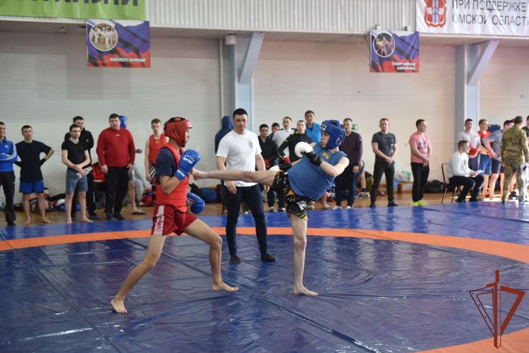 Чемпионат Сибирского округа Росгвардии по комплексному единоборству состоялся в Омске