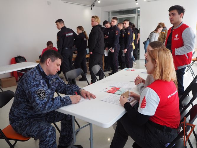 Росгвардейцы поддержали донорскую акцию «Белгород. Свои всегда рядом!»