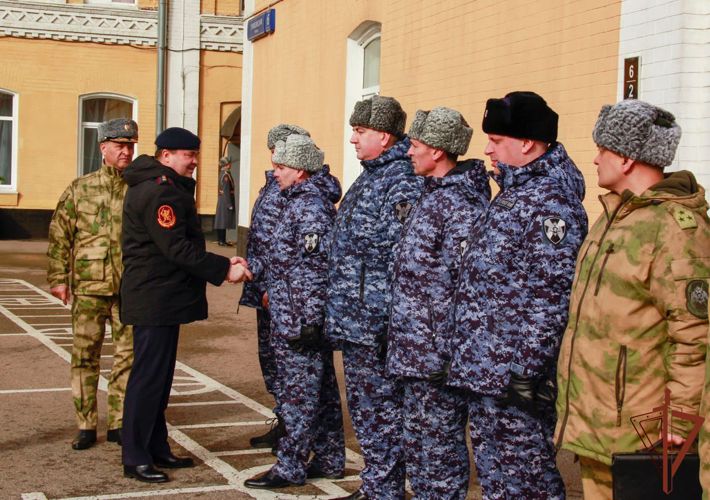Генерал-полковник полиции Сергей Лебедев проинспектировал столичное соединение Росгвардии