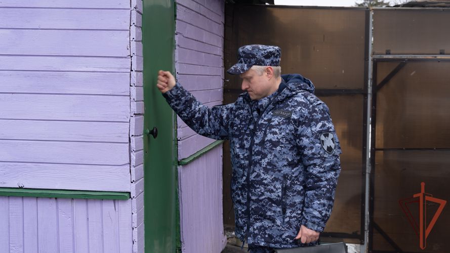 В Пензенской области сотрудники Росгвардии обеспечивают правопорядок во время паводка (видео)