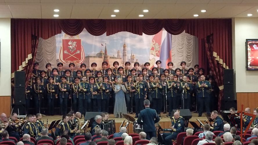 Академический ансамбль Росгвардии выступил на мероприятии в честь 105-летия полка Центрального округа Росгвардии