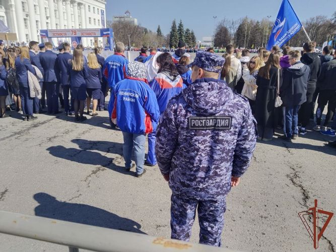 Ульяновские росгвардейцы обеспечили правопорядок во время областной легкоатлетической эстафеты