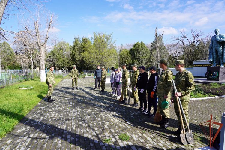 Военнослужащие грозненского соединения Росгвардии присоединились к акции «На страже памяти»