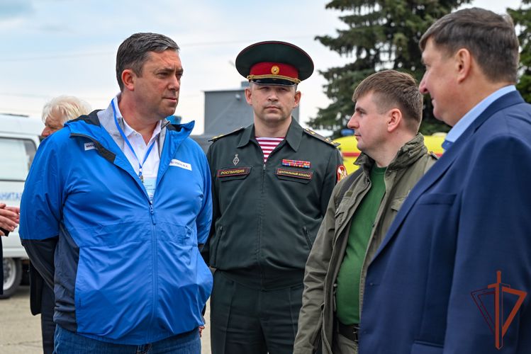 На Ставрополье представители Росгвардии приняли участие в межрегиональных ветеринарно-санитарных учениях