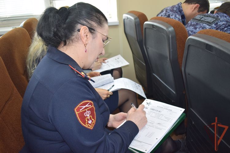 Росгвардейцы написали «Диктант Победы» на Северном Кавказе