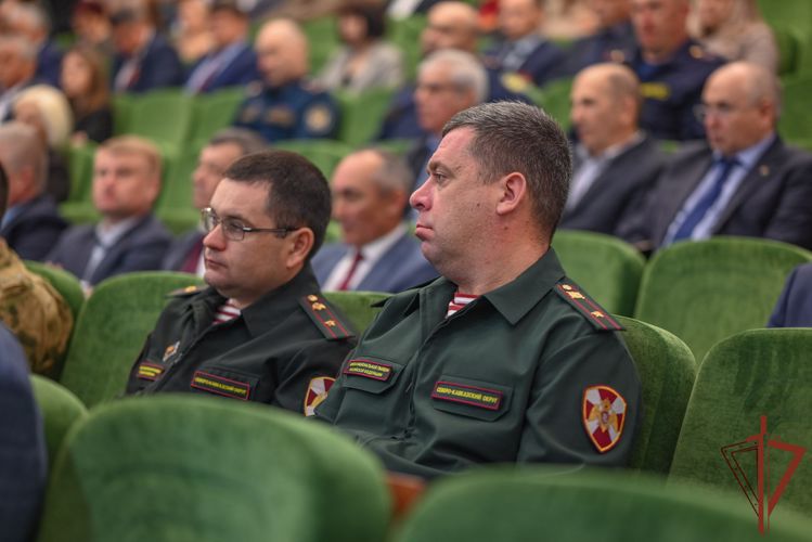 На Ставрополье представители Росгвардии приняли участие в межрегиональных ветеринарно-санитарных учениях