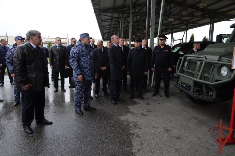 Спецподразделения Росгвардии в Кабардино-Балкарской Республике посетил секретарь Совета Безопасности России