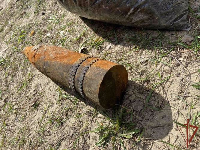Группа разминирования нижегородского ОМОН Росгвардии уничтожила снаряд времен войны в Нижегородской области