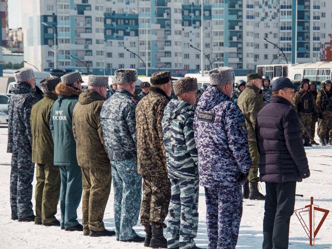 Росгвардия приняла участие в антитеррористических учениях в Сибири