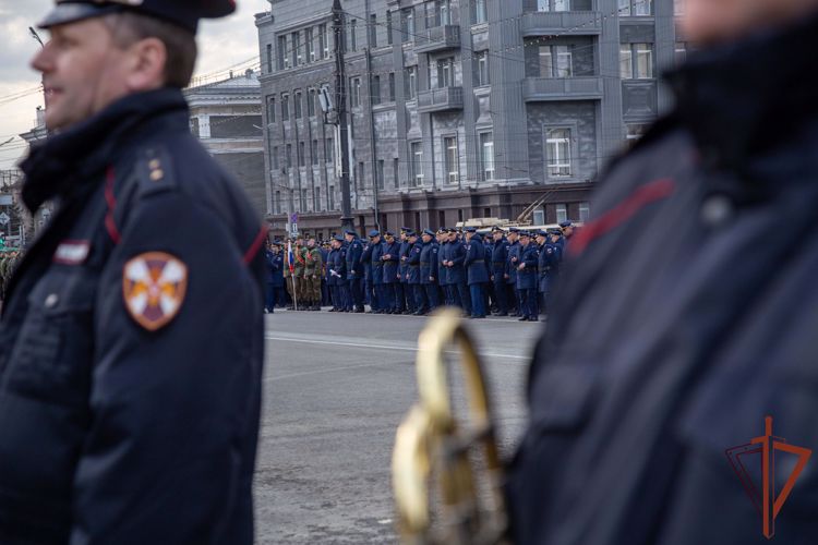 В Челябинске оркестр Росгвардии приступил к репетициям Парада Победы