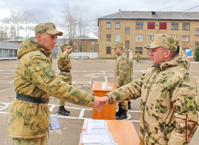 В Центре подготовки личного состава Северо-Западного округа Росгвардии состоялся выпуск специалистов