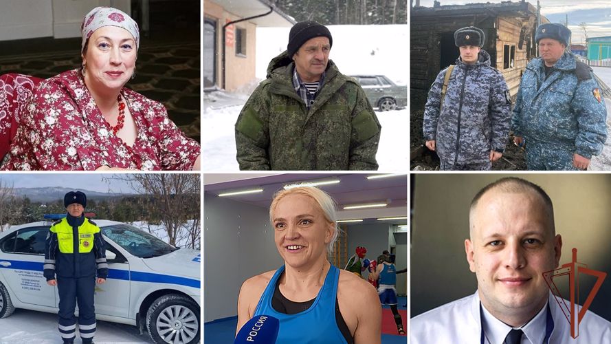 Росгвардейцы стали номинантами проекта ГТРК «Южный Урал» «Необычные люди» за спасение людей на пожаре