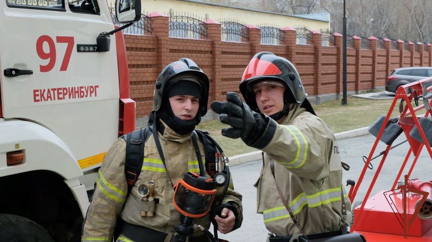 В управлении Уральского округа Росгвардии провели тренировку действий при пожаре 