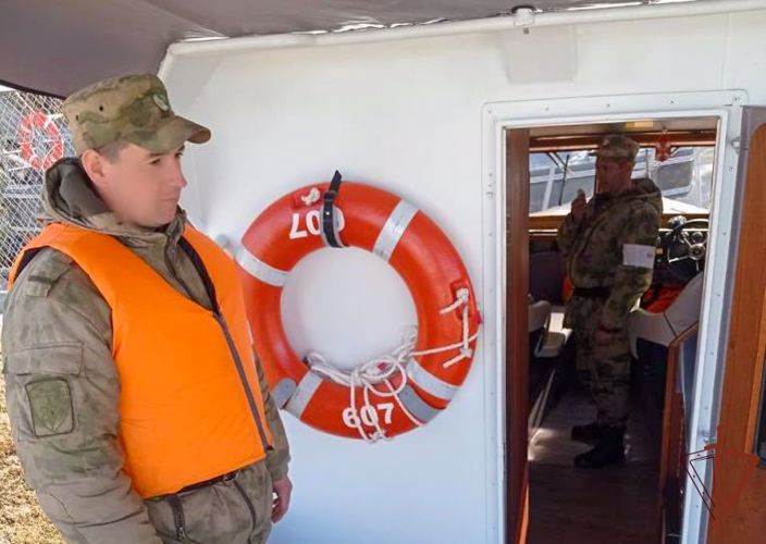 В Уральском округе Росгвардии завершился сбор с мотористами морского отряда