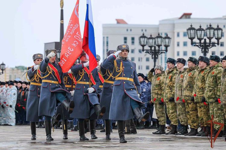 На Урале росгвардейцы приняли участие в памятных мероприятиях, посвященных 78-й годовщине Победы 