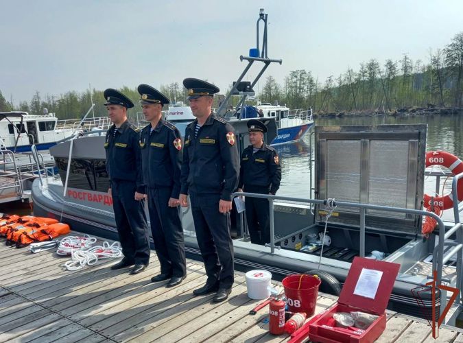 Морской отряд Уральского округа Росгвардии приступил к периоду летней навигации