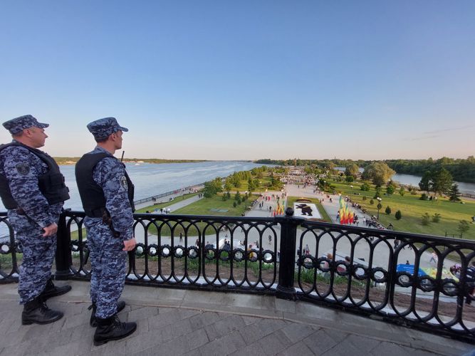 Росгвардейцы обеспечили общественную безопасность на мероприятиях, посвященных Дню города в Ярославле