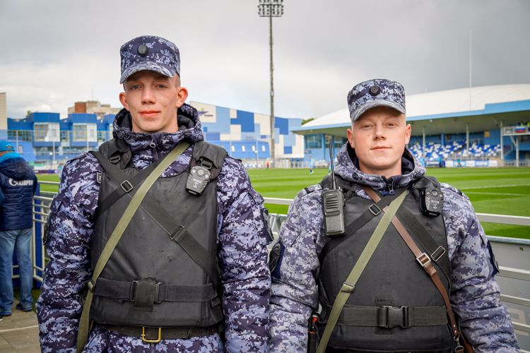 В Санкт-Петербурге росгвардейцы обеспечили безопасность спортивных мероприятий
