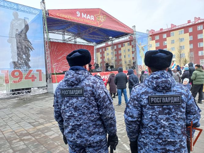 На Урале Росгвардия обеспечила охрану общественного порядка на праздничных мероприятиях в честь Дня Победы